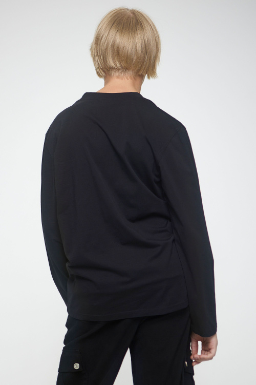 Лонгслив B-SW35119 (черный, 158)
