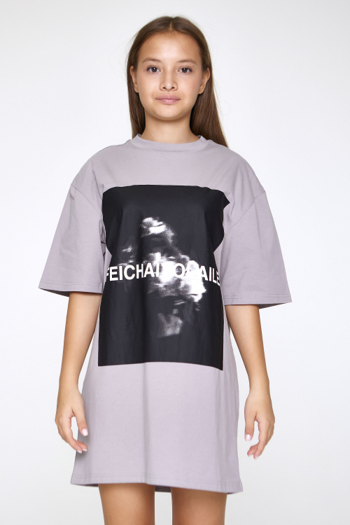 Платье G-DR25189 (серый, 164)