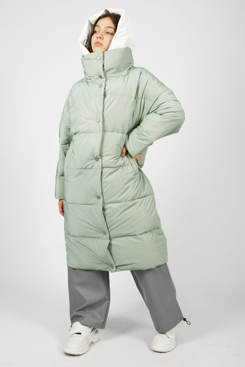 пальто G-PLT24600 (Серо-зеленый, 170)