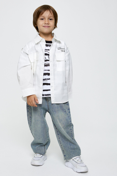 Джинсы B-JN35188 (Джинсовый, 134)