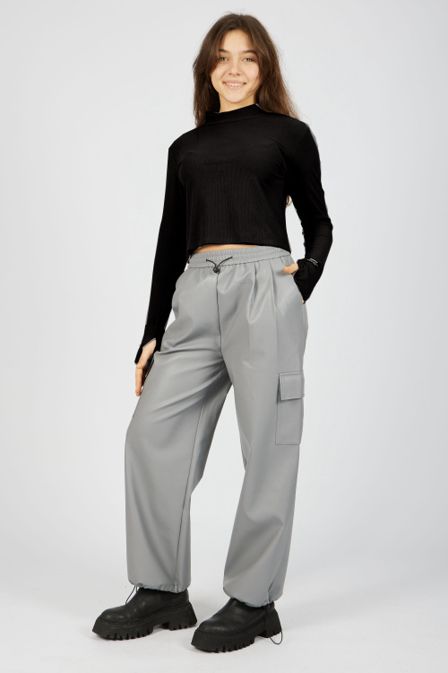 Лонгслив (Черный, 140)