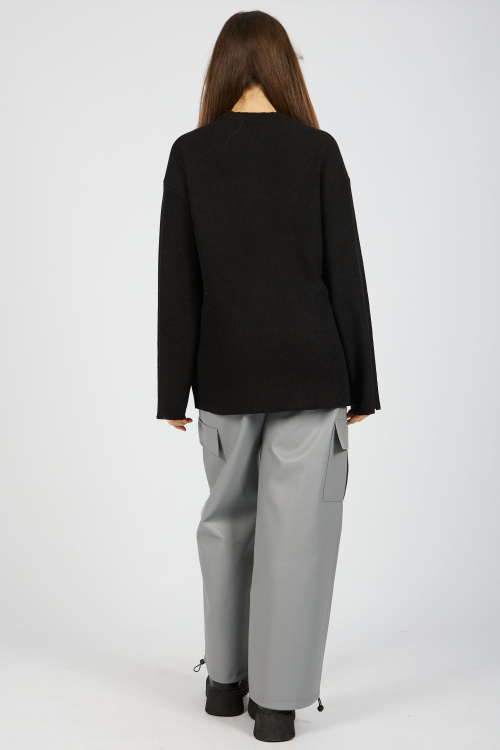 Лонгслив (Черный, 164)