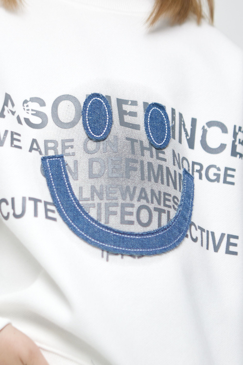 Джемпер B-SW35004 (белый, 128)