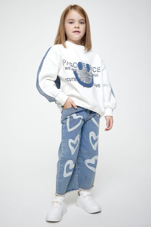 Джемпер B-SW35004 (белый, 128)