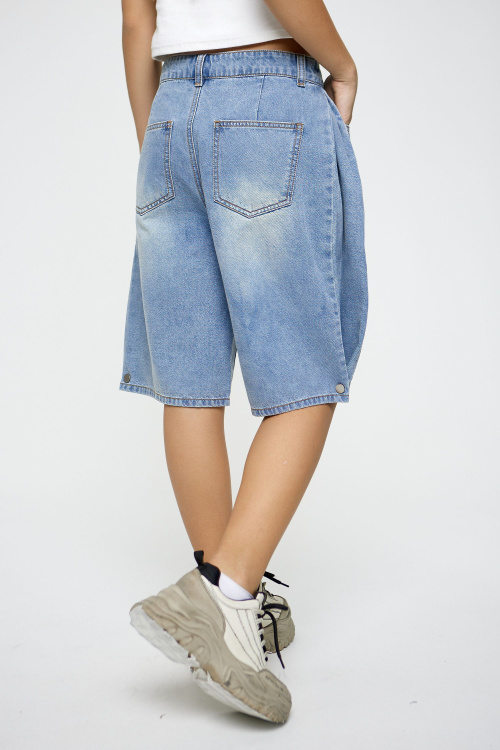 Шорты B-JN35181 (Джинсовый, 140)