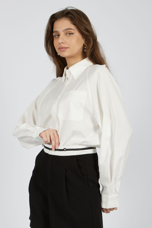 Блузка G-SH24583 (Молочный, 176)