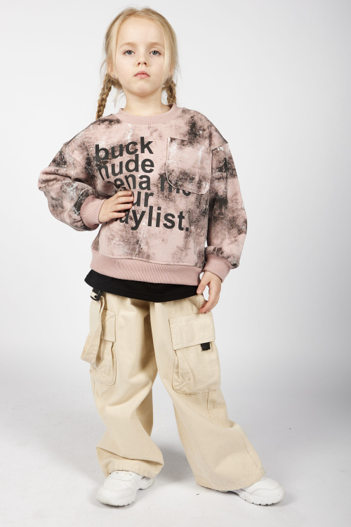 Брюки G-TR25481 (Бежевый, 104-128)