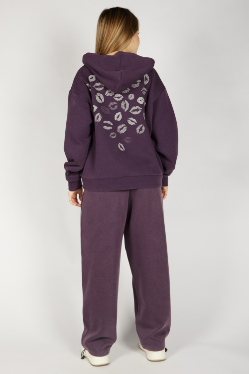 Толстовка на молнии G-HDZ26444 Miasin (темно-фиолетовый, 134-164)