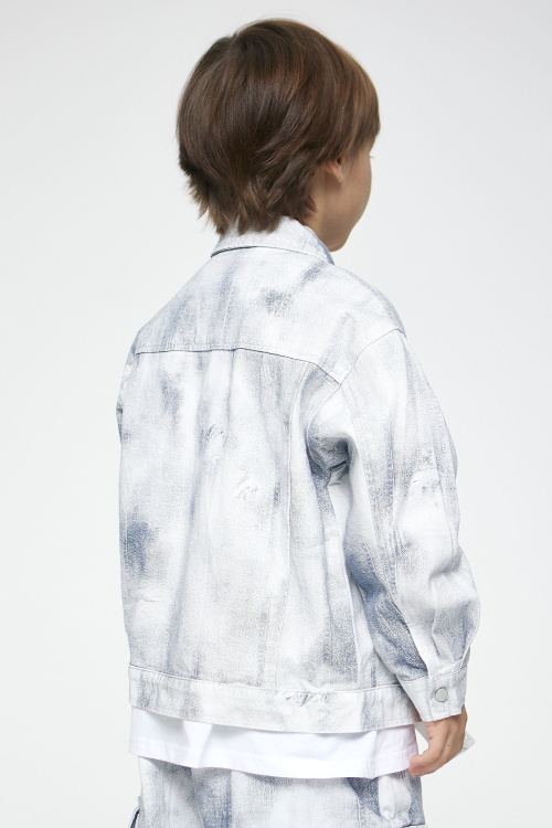 Куртка B-JCK35013 (СЕРО-СИНИЙ, 140)