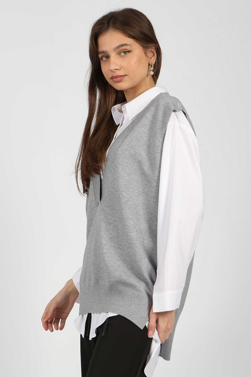 Жилет G-VST24528 (Серый, 152)