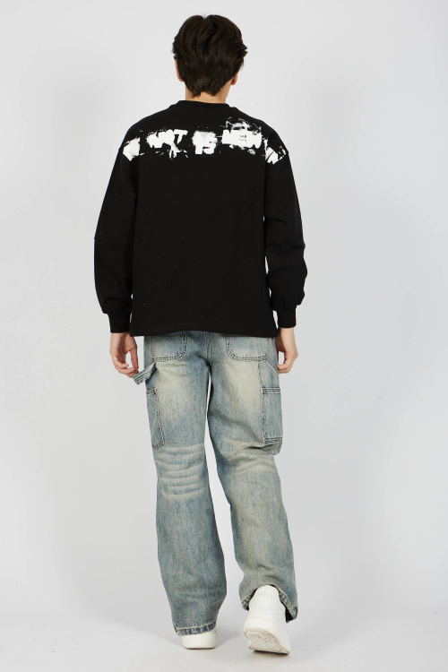 Лонгслив (Черный, 146)