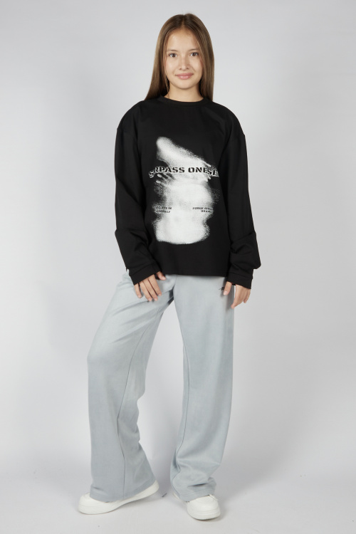 Лонгслив G-SW26014 Miasin (Черный, 134-164)