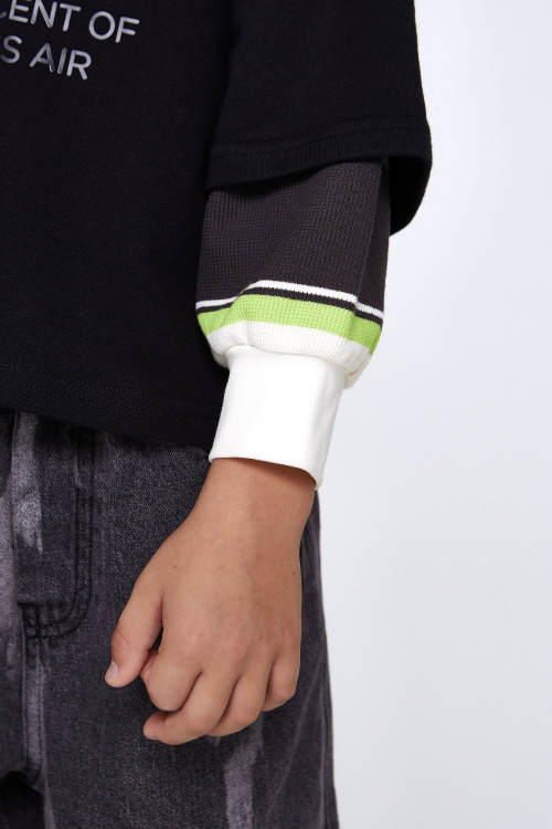 Джемпер B-SW35023 (Черный, 110-134)