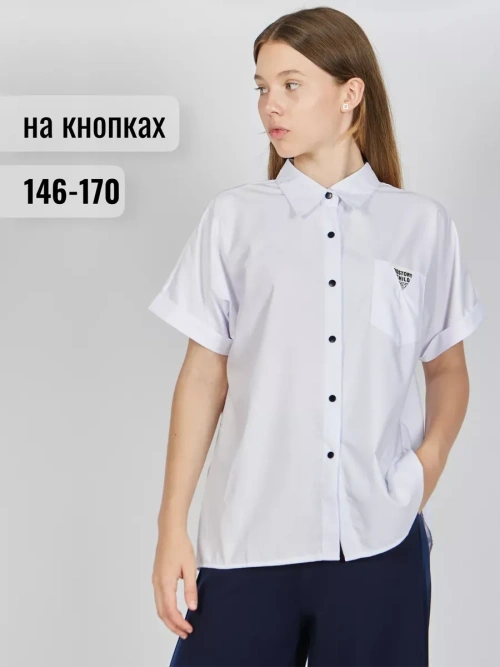 блузка WBG-SH63609S-Белый Martkin