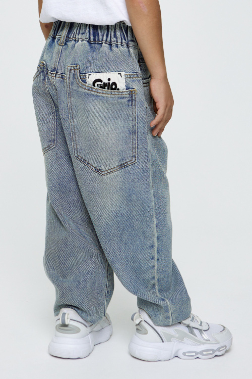 Джинсы B-JN35188 (Джинсовый, 134)