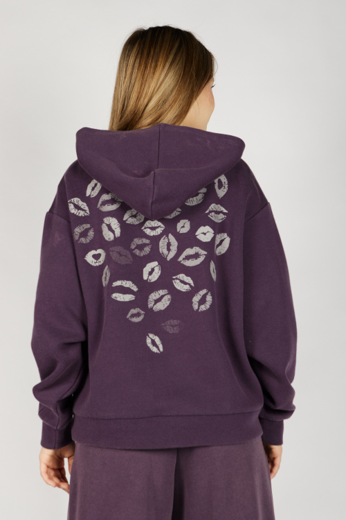 Толстовка на молнии G-HDZ26444 Miasin (темно-фиолетовый, 134-164)