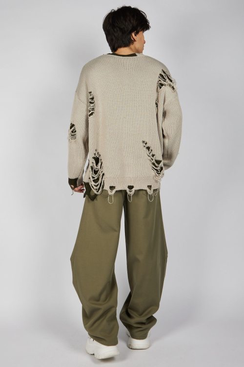 Брюки B-TR35407 (хаки, 140-170)