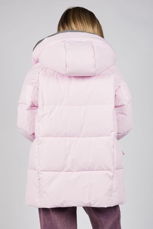 Пальто G-PLT25466 (Розовый, 134-164) Miasin