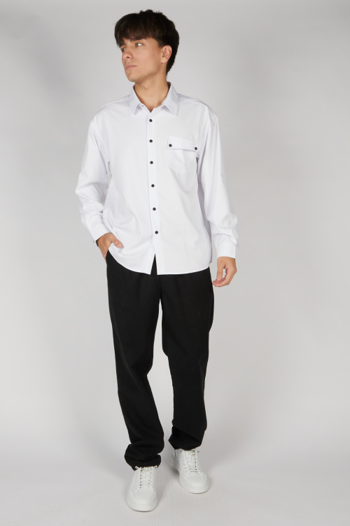 Рубашка B-SH36216 Miasin (Белый, 140-170 (6 шт.))