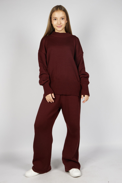 Свитшот G-SW25444 (бордовый, 134-164) Miasin