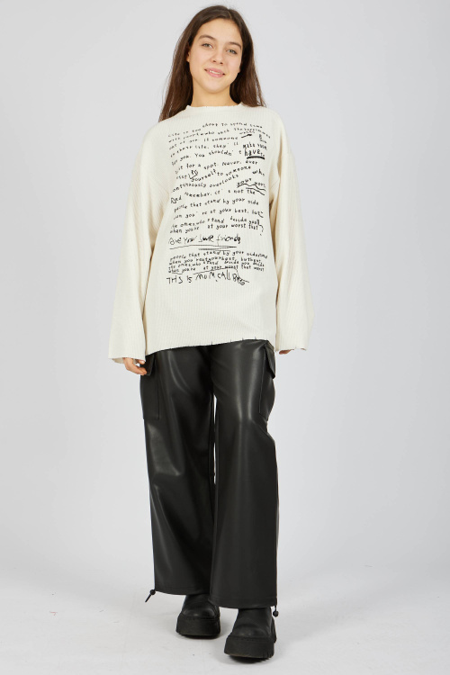 Лонгслив (Молочный, 170)