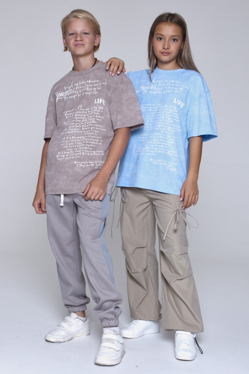 Футболка B-TS35168 (Голубой, 140)