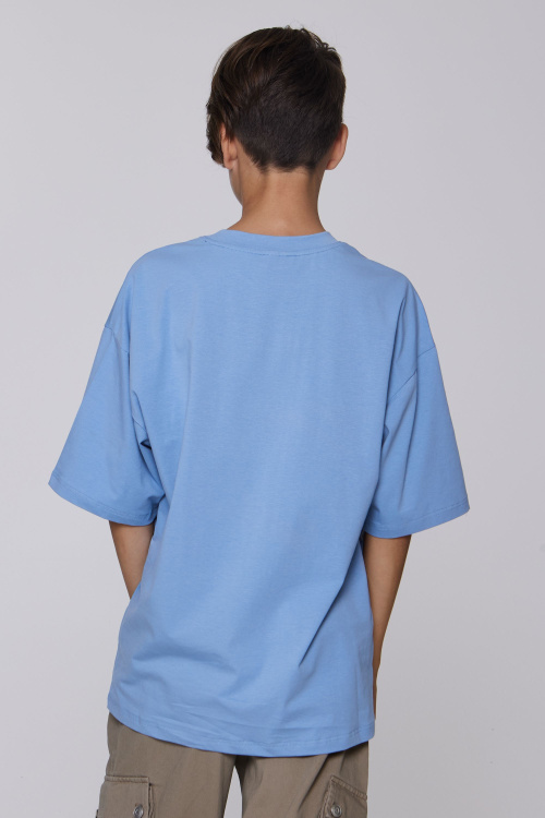 Футболка B-TS35053 (Джинсовый, 152)