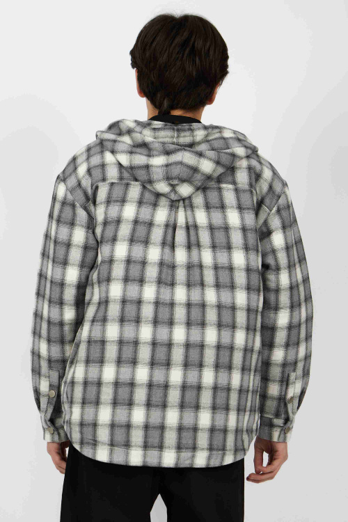 рубашка B-SH34673 (Черно-белый, 158) рубашка B-SH34673 (Черно-белый, 158)