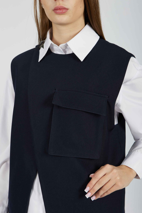 Жилет G-VST24486 (синий, 176)