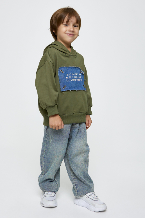 Джинсы B-JN35188 (Джинсовый, 134)