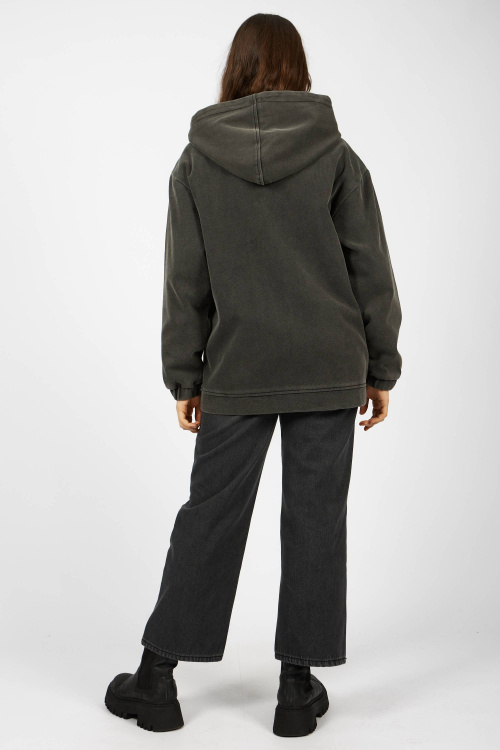 Толстовка на молнии (Черный, 170)