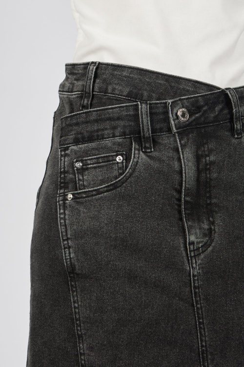 Юбка G-SK25430 Miasin (джин. черный, 134)