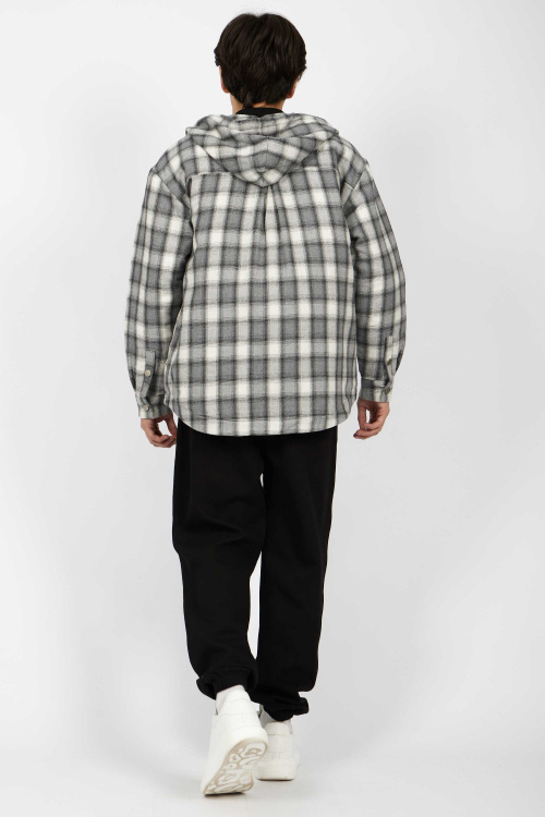 рубашка B-SH34673 (Черно-белый, 158) рубашка B-SH34673 (Черно-белый, 158)