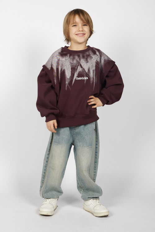 Джинсы B-JN35496 (джин. синий, 110-134)