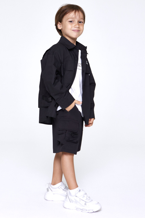 Рубашка B-SH35016 (черный, 134)