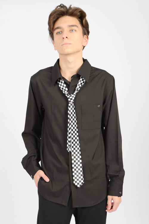 Рубашка B-SH34401 (Черный, 158)