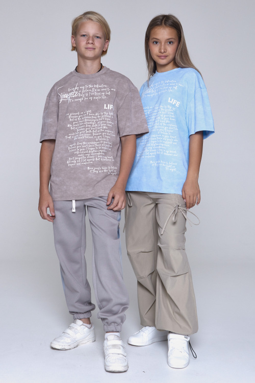 Футболка B-TS35168 (Голубой, 140)