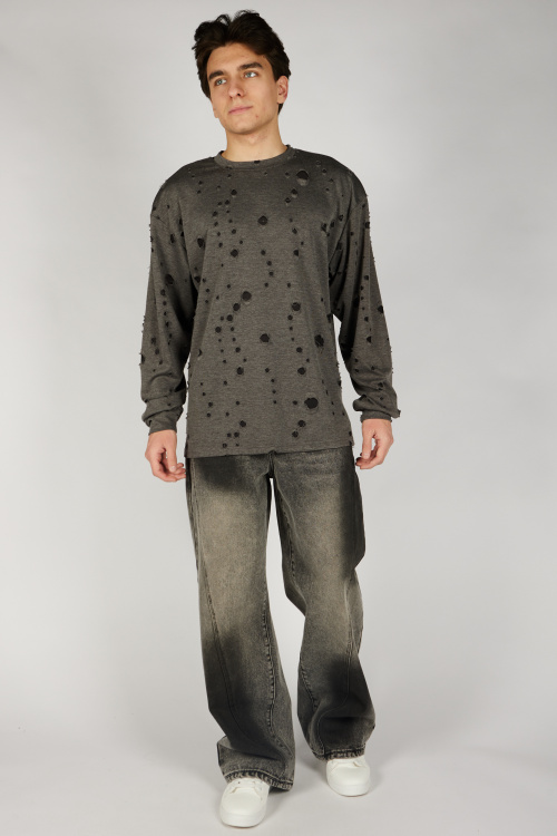 Лонгслив B-SW36508 Miasin (темно-серый, 140-170)