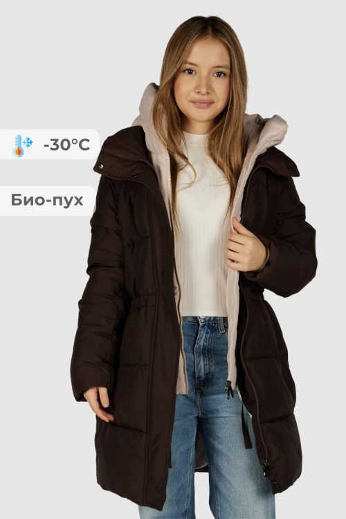 Пальто зимнее G-PLT26537 Miasin (коричневый, 134-164)