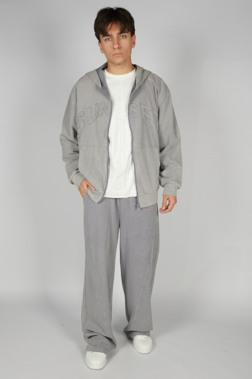 Толстовка на молнии B-HDZ36038 Miasin (Серый, 140)