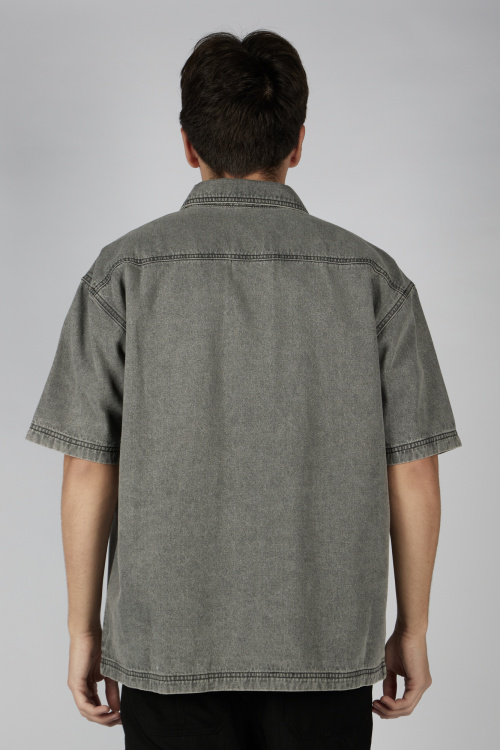 Рубашка B-SH36015 Miasin (Джинc. серый, 170)