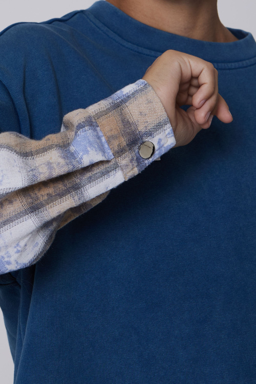 Джемпер B-SW35140 (Джинс. синий, 158)