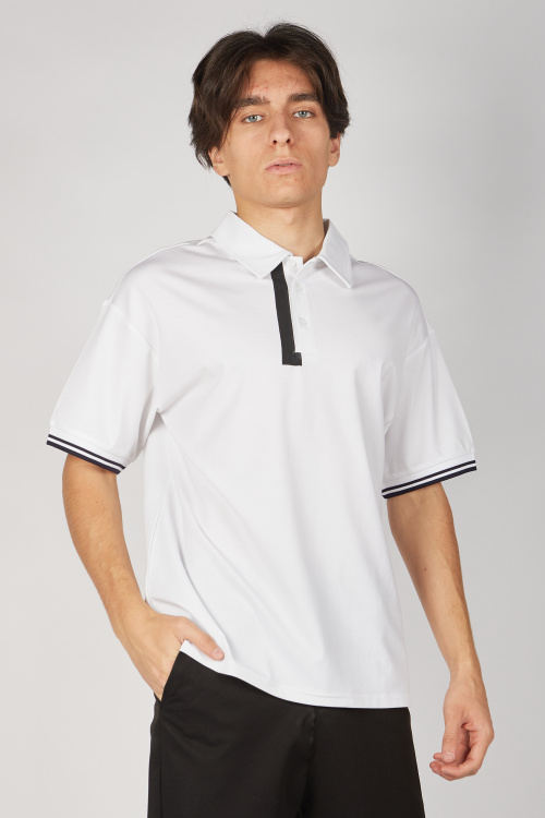 Поло B-PL35249 (Белый, 176)