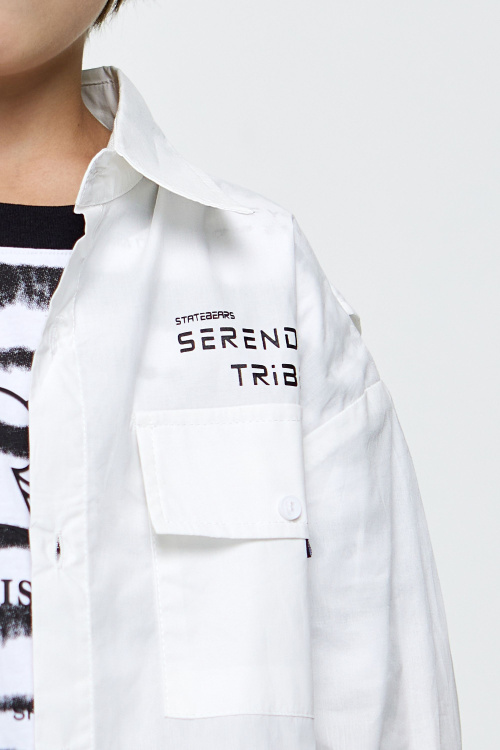 Рубашка B-SH35016 (белый, 122)