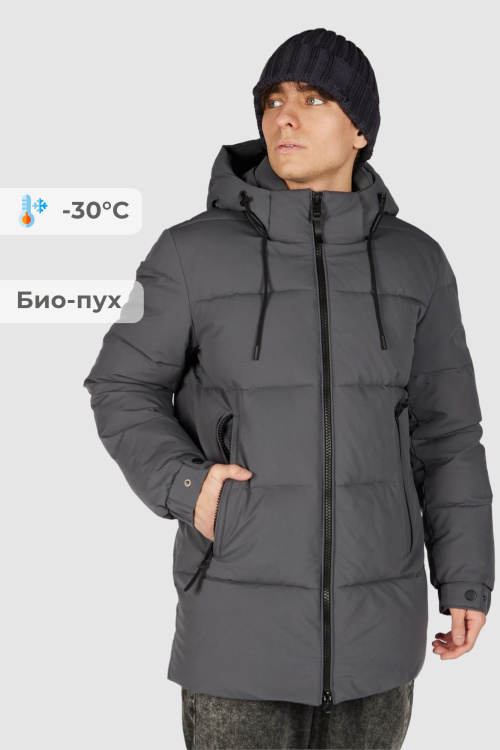 Пальто зимнее B-PLT36522 Miasin (Серый, 140-170)