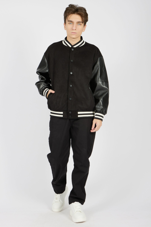 Бомбер B-JCK34478 (черный, 176)