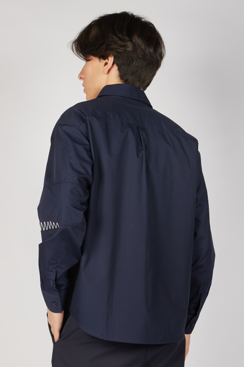 Рубашка B-SH35224 (Синий, 140-170)