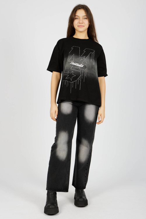 Футболка (Черный, 152)