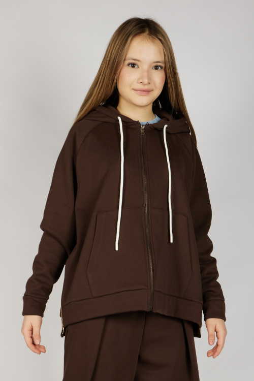Толстовка на молнии G-HDZ26514 Miasin (коричневый, 134-164)