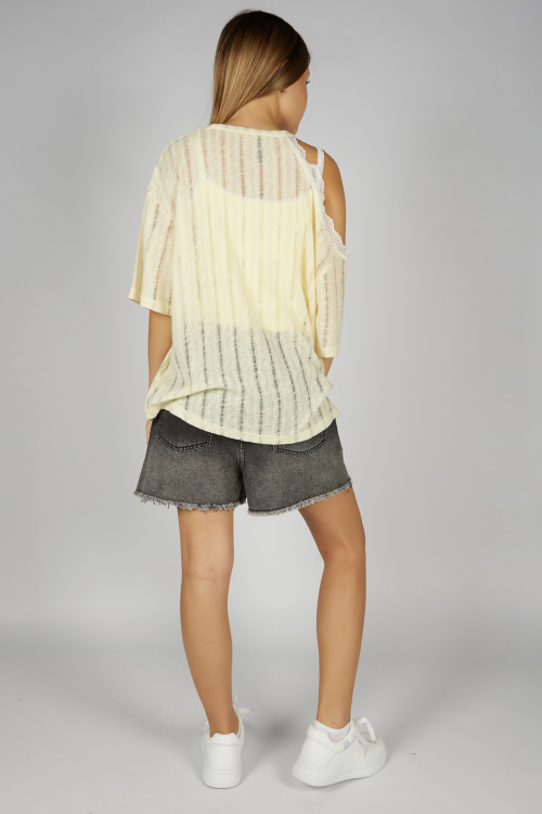 Шорты G-JN26056 Miasin (джинc. серый, 134-164)